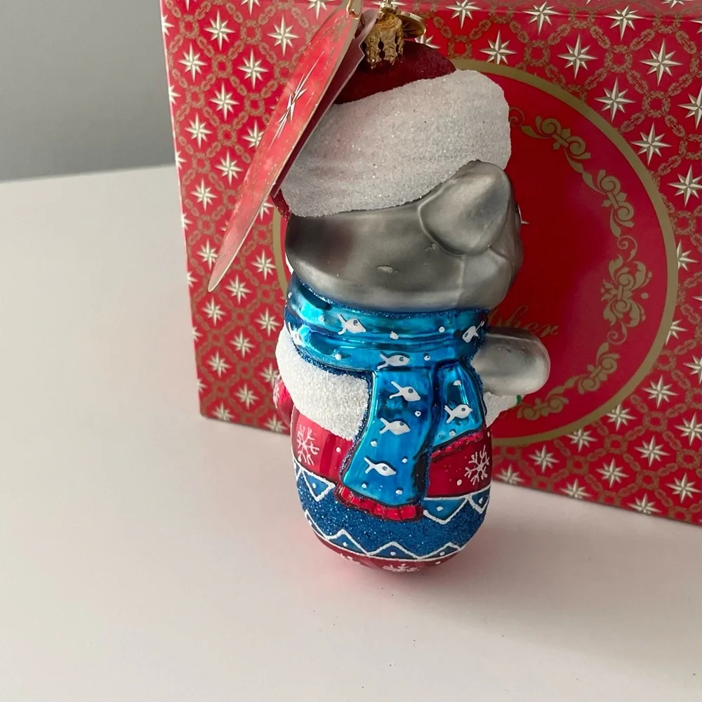 Smitten in a Mitten Kitten Ornament by Christopher Radko
